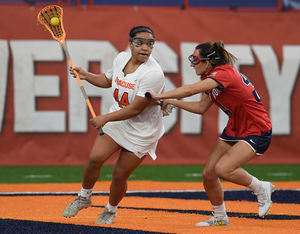 Emma Ward played football until high school. She used that skillset in her late start to lacrosse and is now on the rise for the Orange.